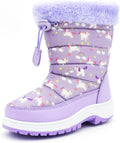 Boys Girls Little Kids Winter Snow Boots - Warm, Waterproof