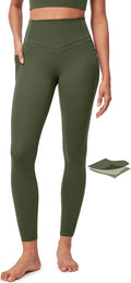 IUGA Compression Leggings with Pockets - High Waist Tummy Control Move