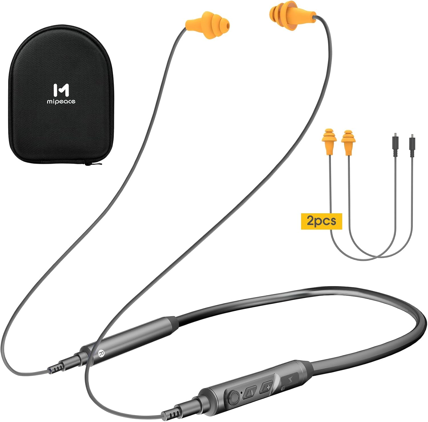 MIPEACE Bluetooth Earplug Headphones for Noise Reduction Safety