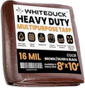 WHITEDUCK 8 ft x 10 ft Super Heavy Duty Poly Tarp - 16 Mil Thick