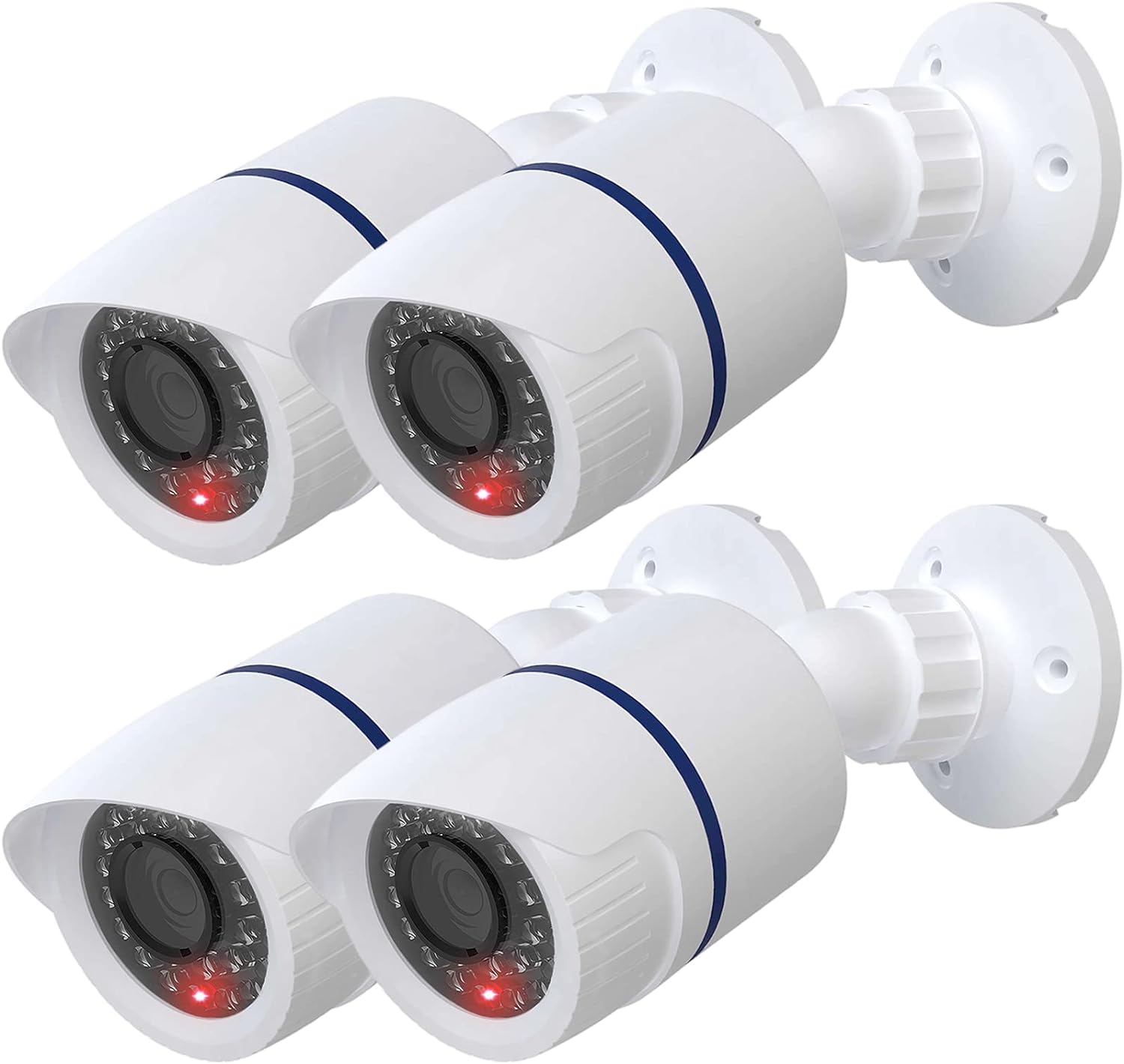 WALI Simulated Surveillance Camera 4 Pack - Enhanced Security