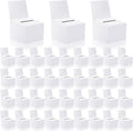 Raffle Boxes Ballot Box for Fundraising - Pack of 40 White Cardboard