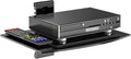 WALI Floating Entertainment Center Shelf - Slim Tempered Glass TV
