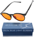 100% Blue Light Blocking Glasses - Better Sleep & Eye Strain Relief ZM