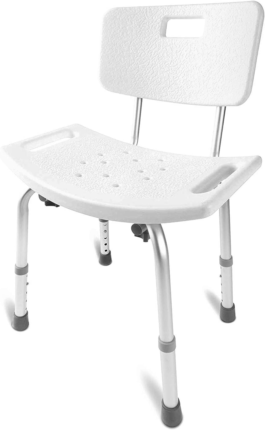 DMI Adjustable Shower Chair: No-Slip, Lightweight & Sturdy