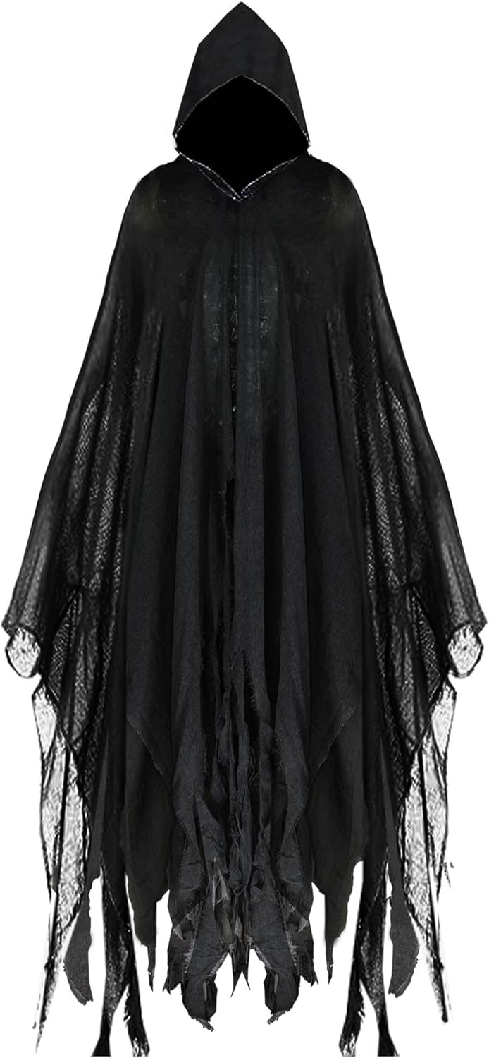 Halloween Hooded Cloak for Grim Reaper Cosplay Costume