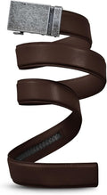 Mission Belt Men's Leather Ratchet Belt 40mm - Clean Fit Every Time