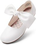 Girls Everyday Ballerina Flats with Bow by DREAM PAIRS for Style