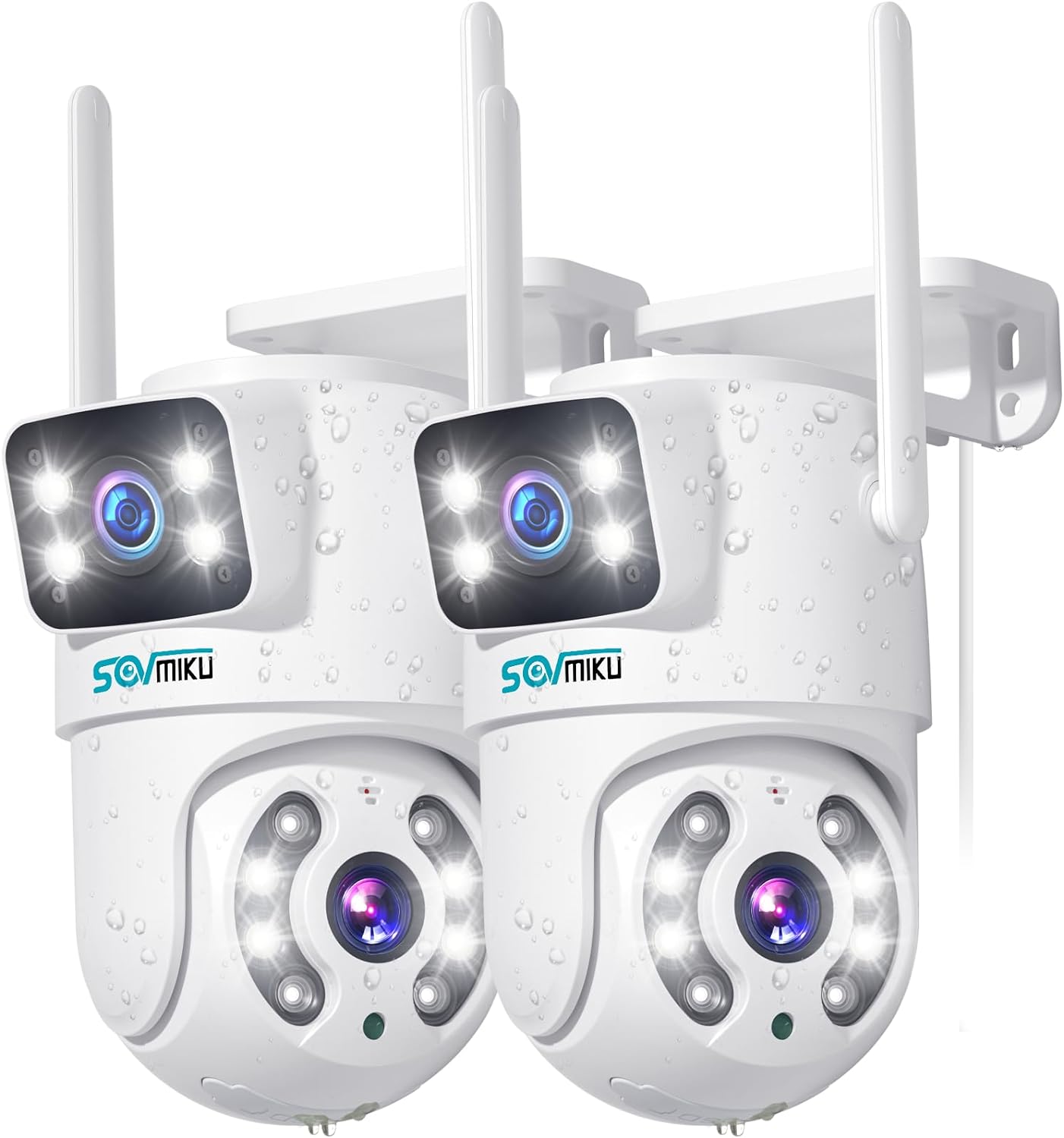 SOVMIKU Outdoor Security Camera: Auto Tracking & Color Night Vision