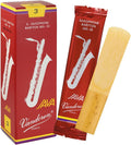 Vandoren SR343R Bari Sax JAVA Red Reeds Strength 3 - Jazz-Focused Box