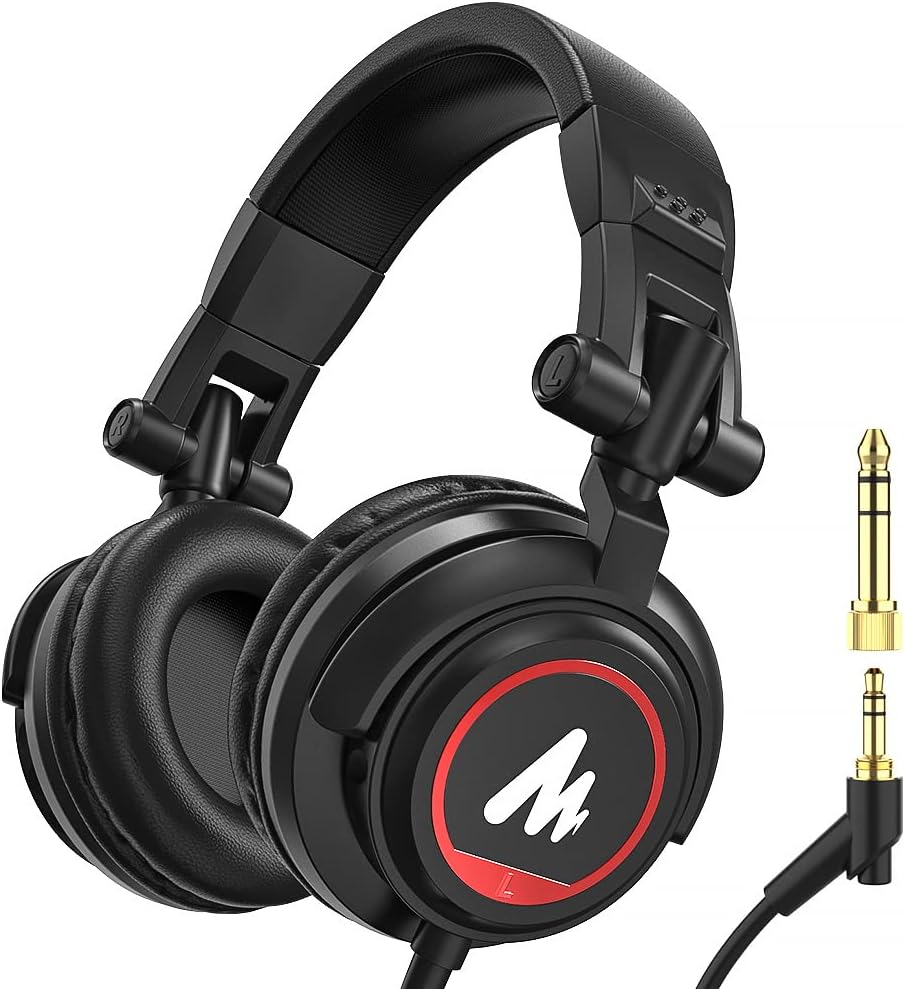 MAONO MH501 Pro Studio Monitor Headphones for Music Production