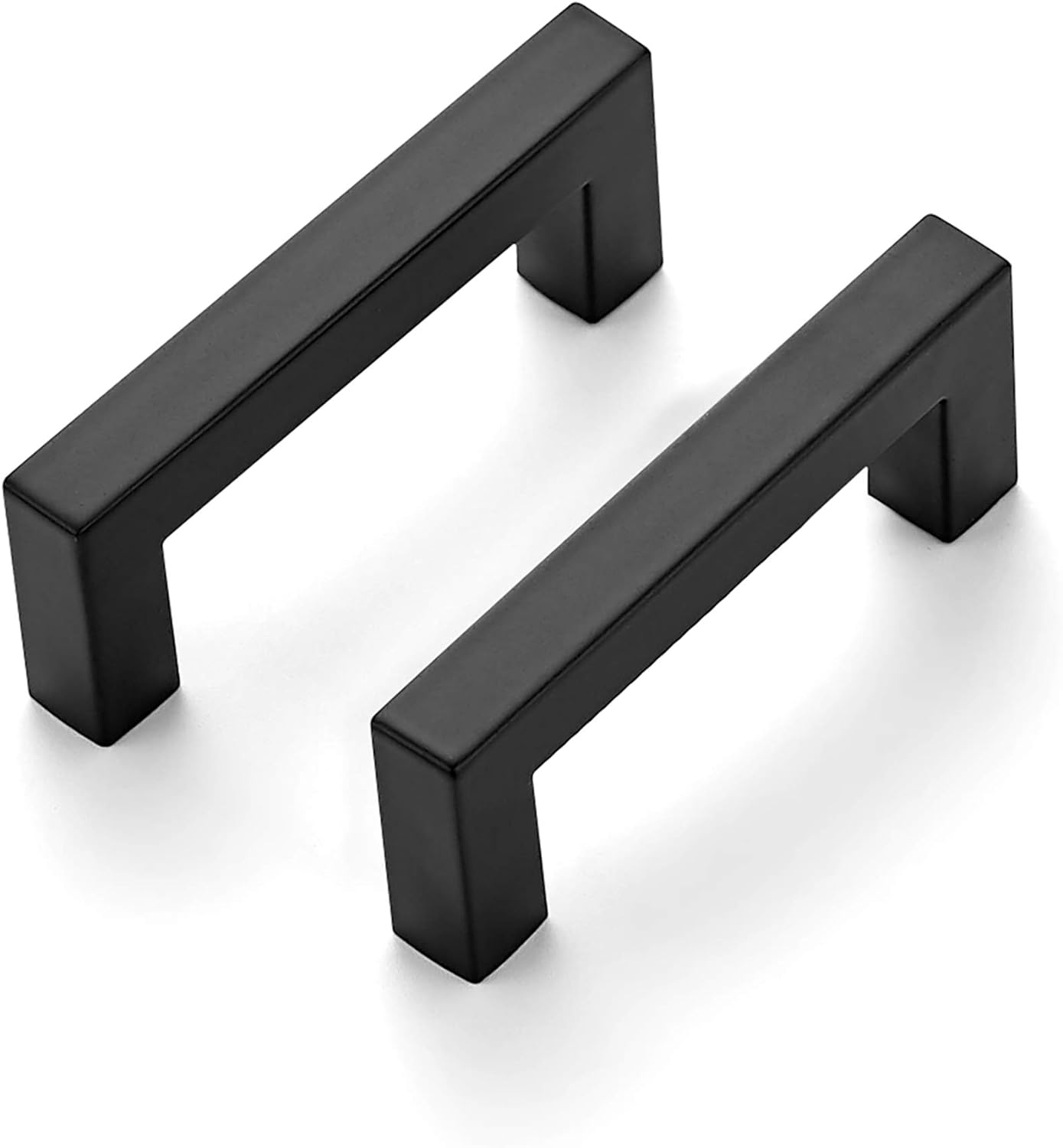 Ravinte 20 Pack 3 Inch Square Cabinet Handles in Matte Black