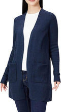 Women's Long-Sleeve Jersey Stitch Open-Front Sweater - Comfortable