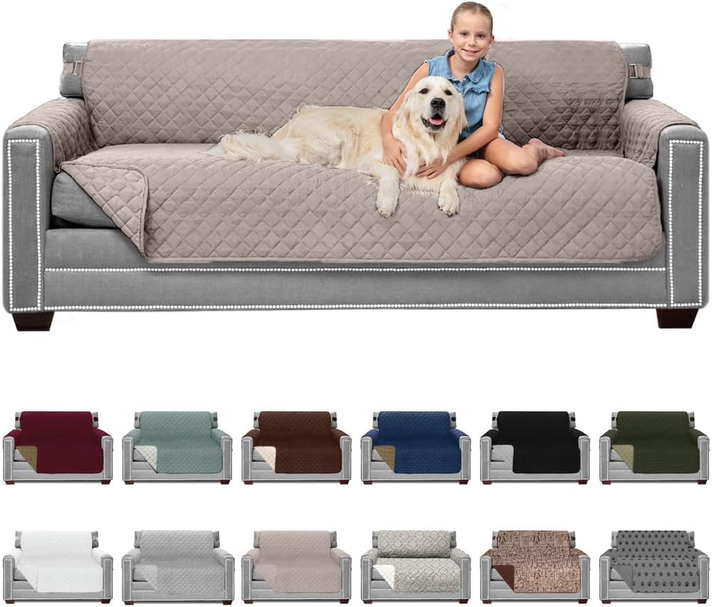Sofa Shield Couch Slip Cover for Pets, Stain Resistant and Stylish