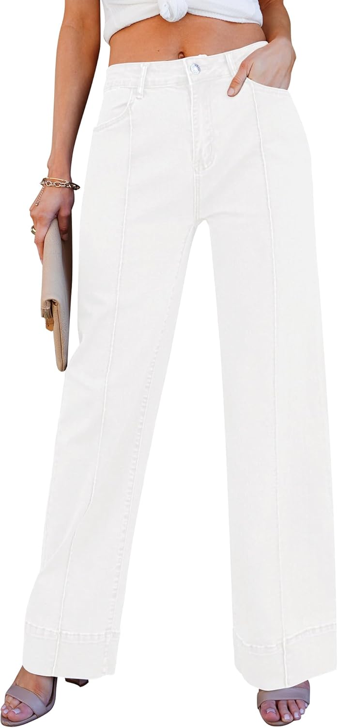 luvamia Wide Leg Jeans for Women - Trendy High Waist Fit