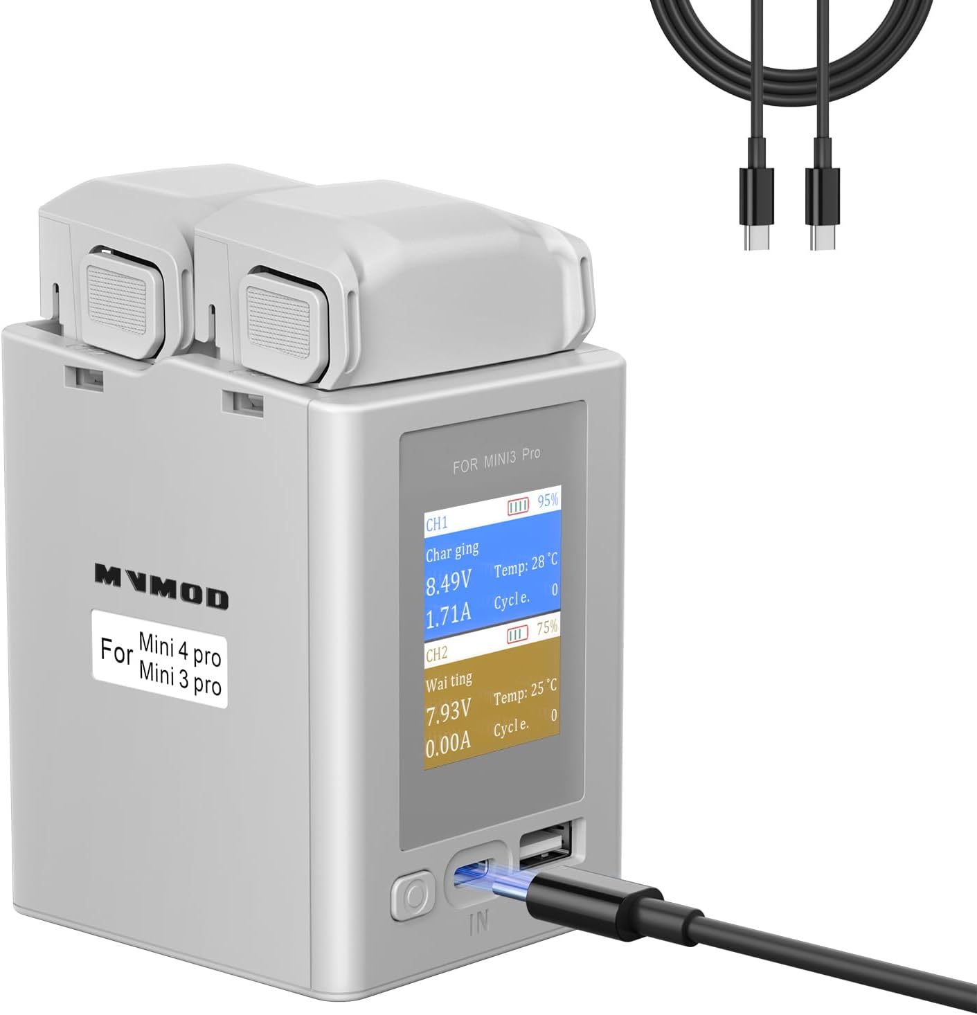 DJI Mini 3 Pro 2-Pack Battery Set - 47 Mins Flight Time