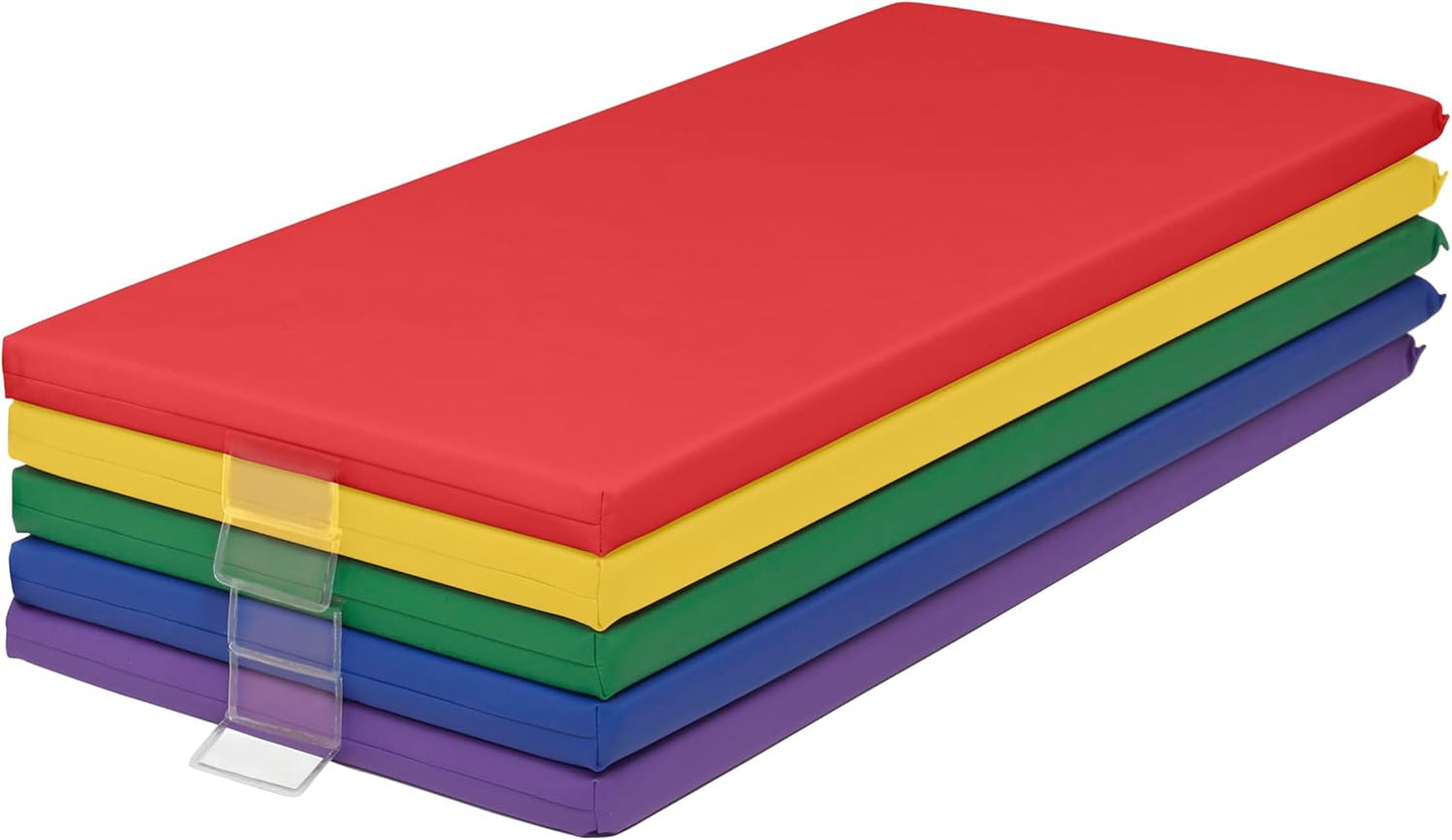 Colorful Nap Mats for Toddlers - Soft Foam Sleep Pads Set