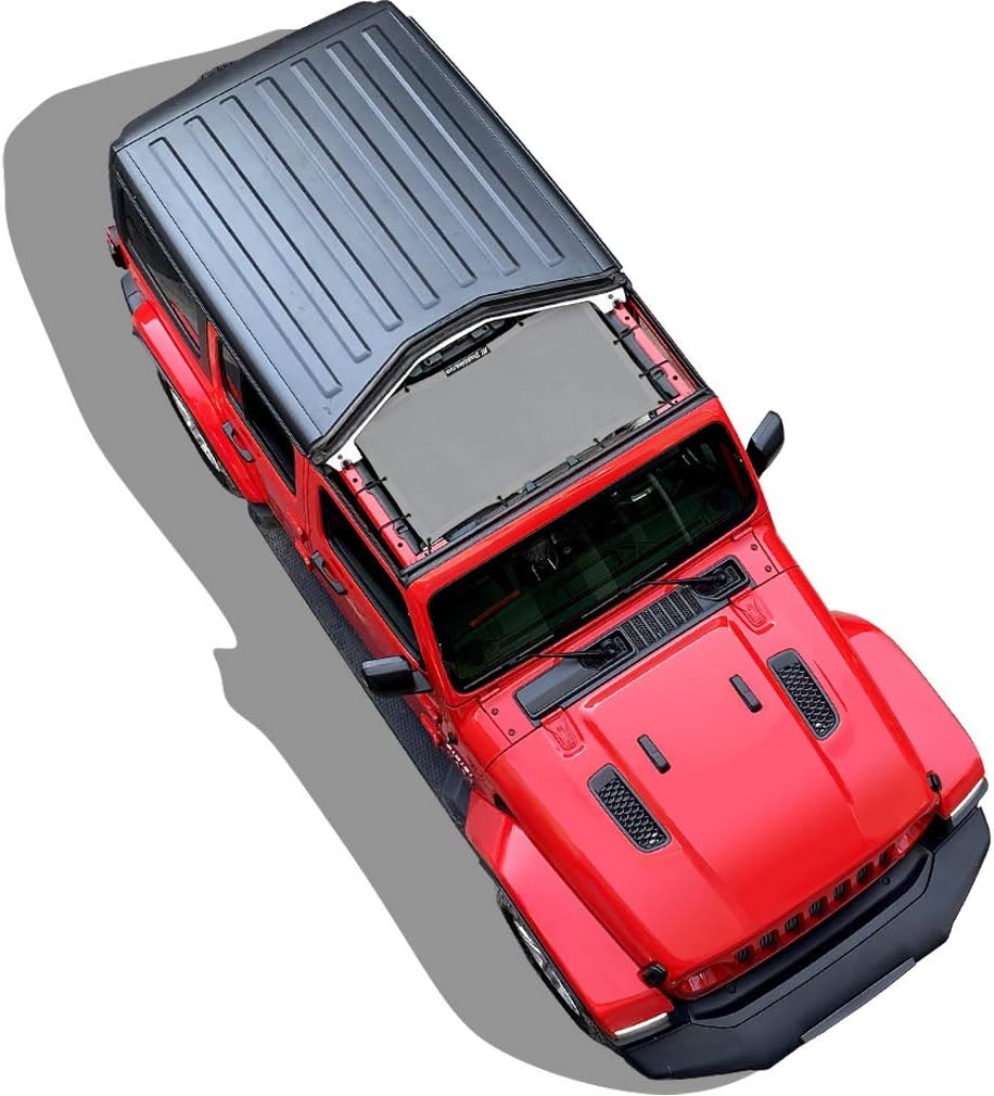 Shadeidea Sun Shade Top for Jeep Wrangler JL 2018-2023 Models