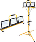 22500 Lumen Work Lights with Stand and Tripod - Bright Jobsite