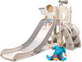6 in 1 Toddler Playset with Slide - Versatile Indoor Outdoor Fun