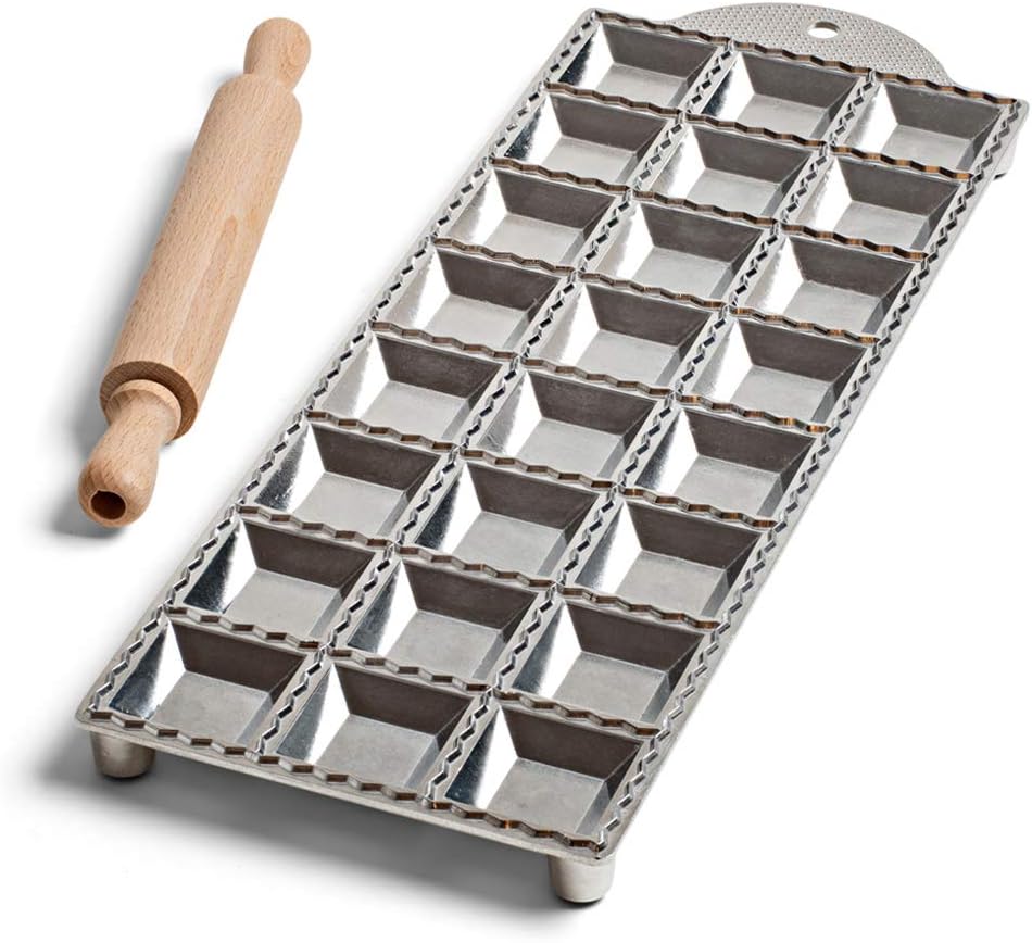 Square Ravioli Maker | Easy 2-Shape Pasta | Made in Italy