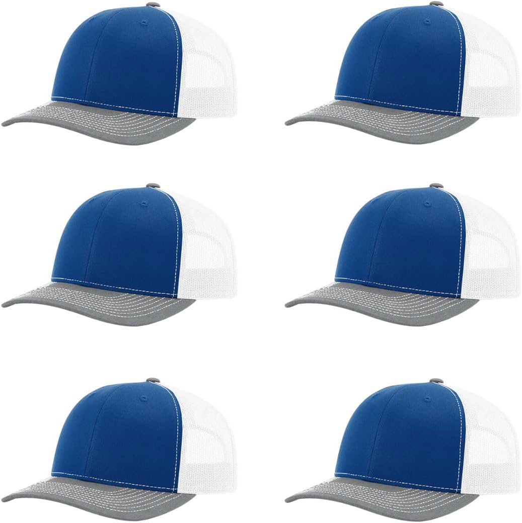 Richardson 112 Classic Six-Panel Adjustable Snapback Trucker Cap