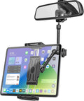 Rearview Mirror Tablet Holder for Car - Metal Magic Arm Stable Mount