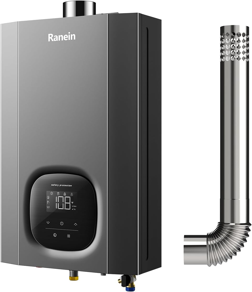 Natural Gas Tankless Water Heater with 4.3 GPM Flow Rate