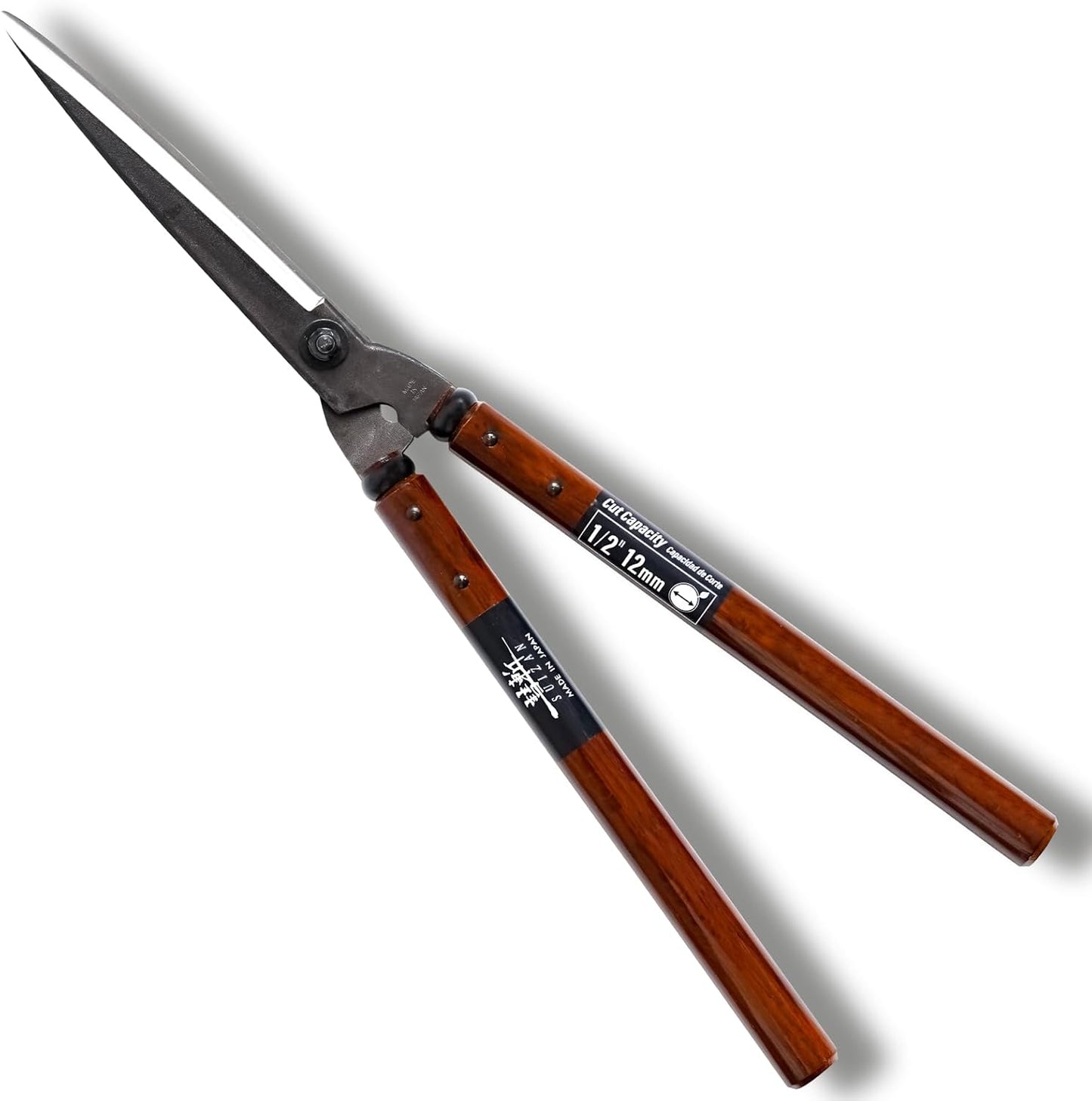 SUIZAN Hedge Shears 22.6in - Japanese Garden Clippers for Precision
