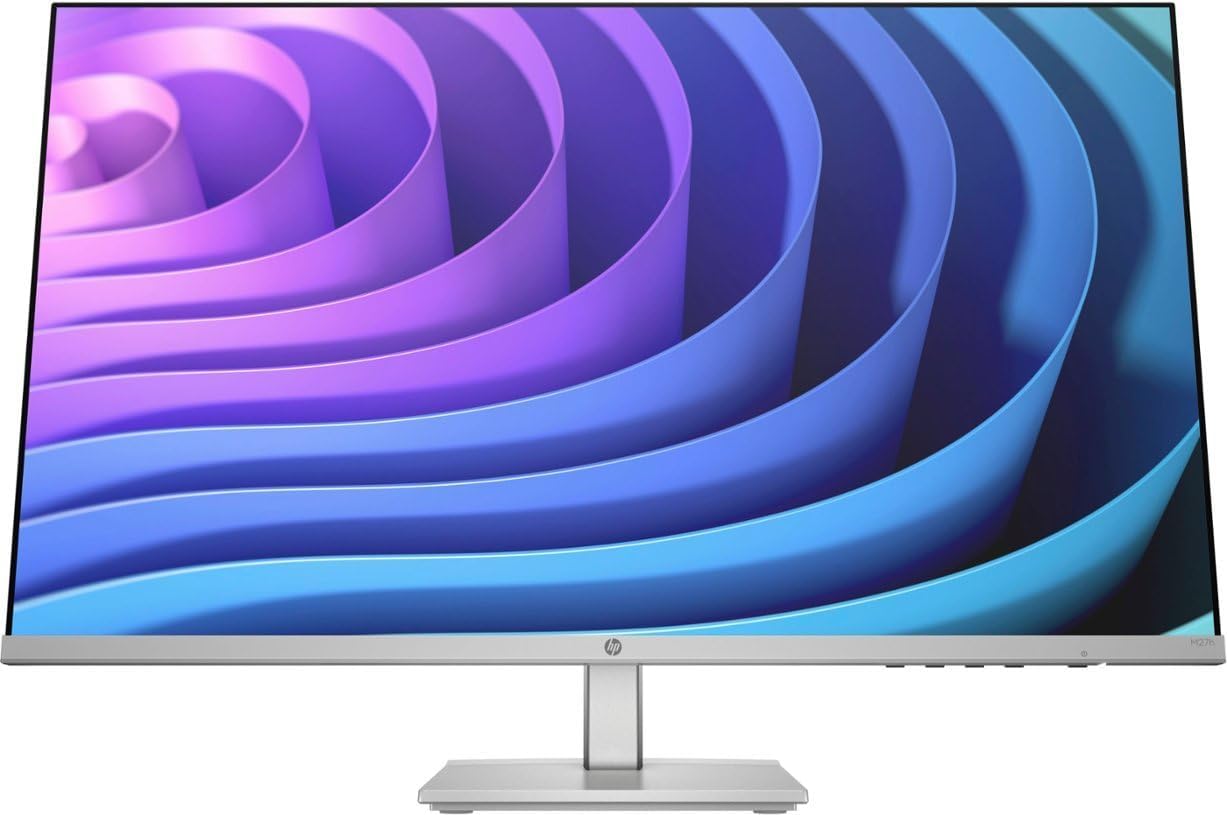 HP 27 FHD FreeSync Monitor: Crisp Display & Adjustable Height