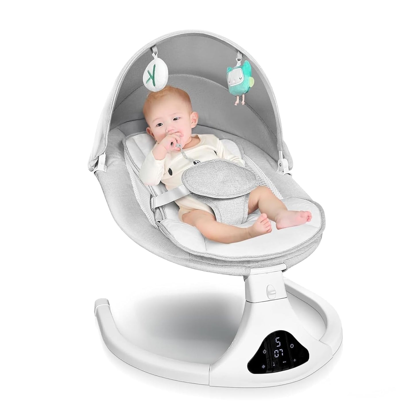 Electric Baby Swing for Infants with Remote Control Features