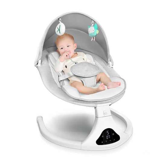 Electric Baby Swing for Infants with Remote Control Features