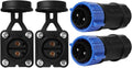 Trolling Motor Plug Receptacle Set - Secure Waterproof Marine