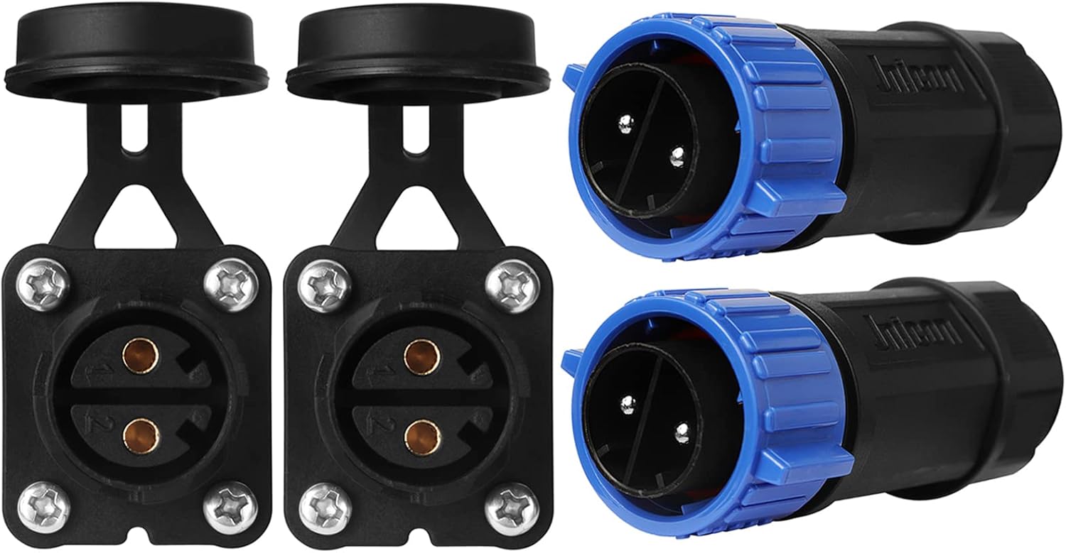 NOVINO Trolling Motor Plug Set - Waterproof Power Connector