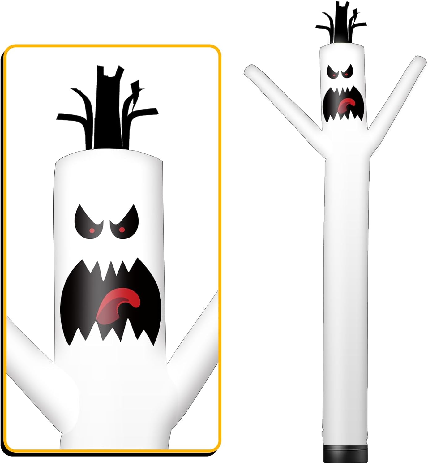 15FT Tall Ghost Inflatable Tube Man for Halloween Events