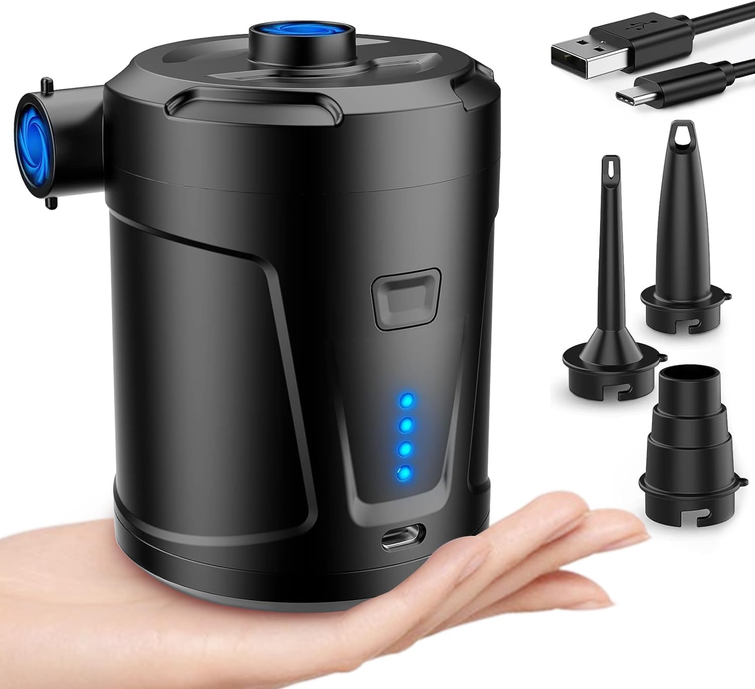 Portable Rechargeable Air Pump - Quick Inflation