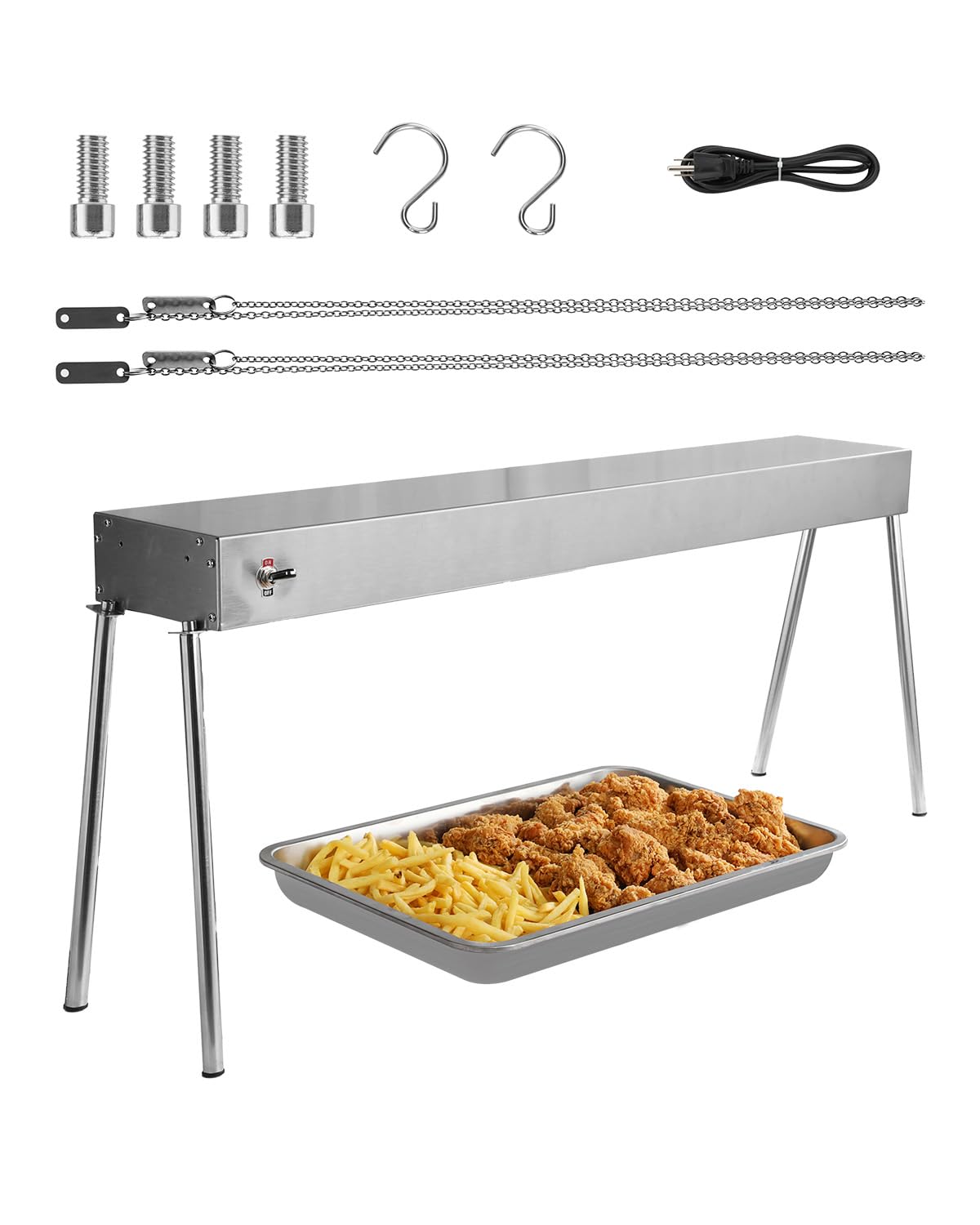 VEVOR Food Heat Lamp for Restaurants and Catering Needs
