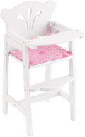 KidKraft Lil' Doll Wooden High Chair for 18-in Dolls - Elegant