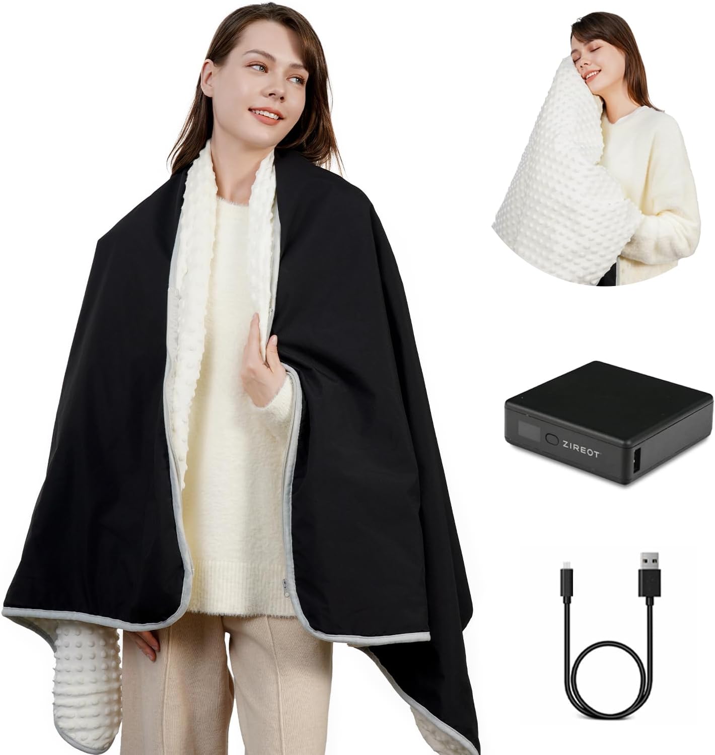 Zireot Outdoor Heated Blanket - Cozy Infrared Warmth!