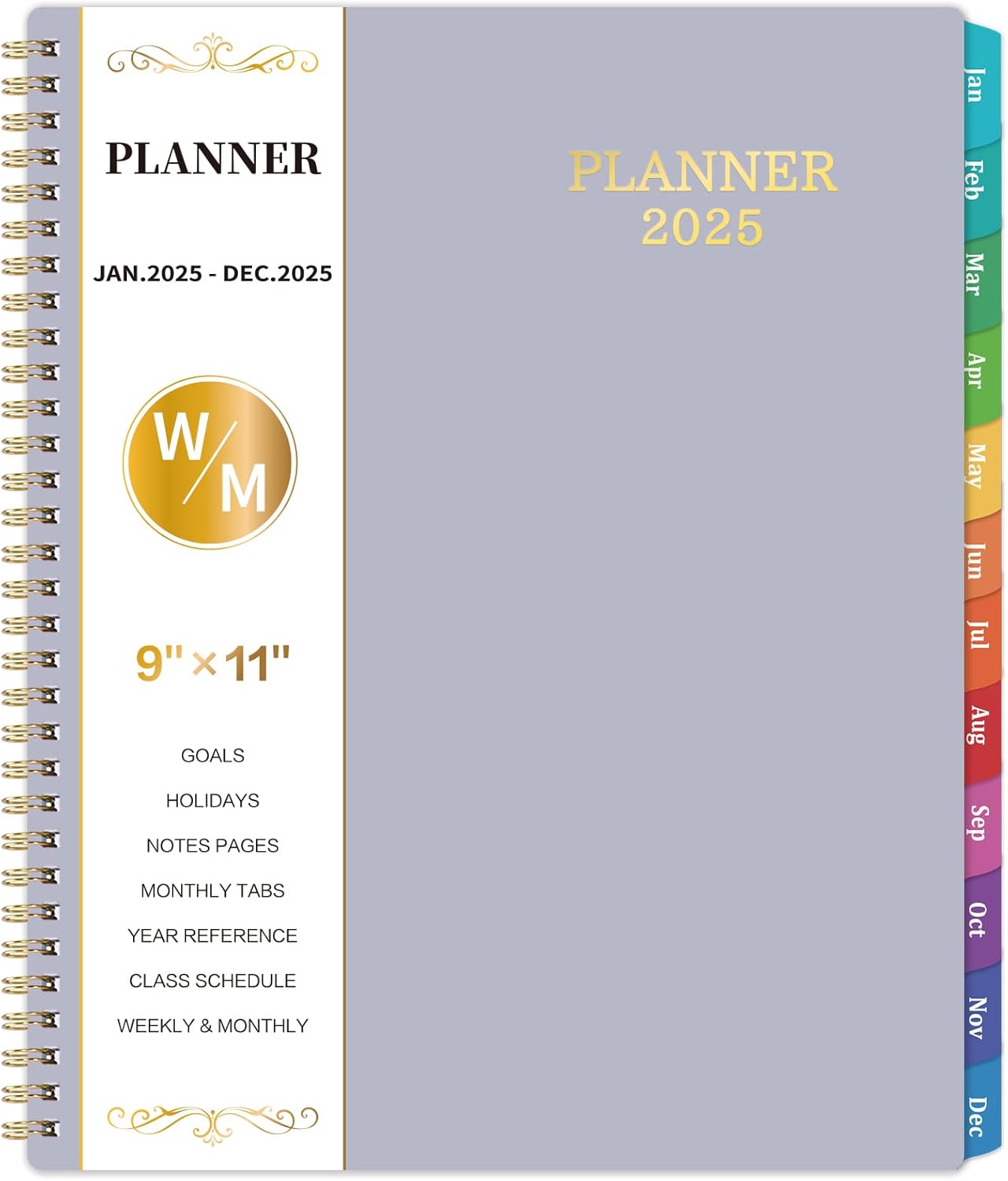 2025 Planner - Youthamazing, Large Daily Weekly Monthly