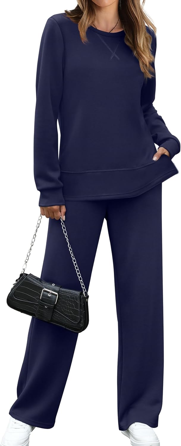 OFEEFAN Women's 2 Piece Lounge Set for Travel and Comfort