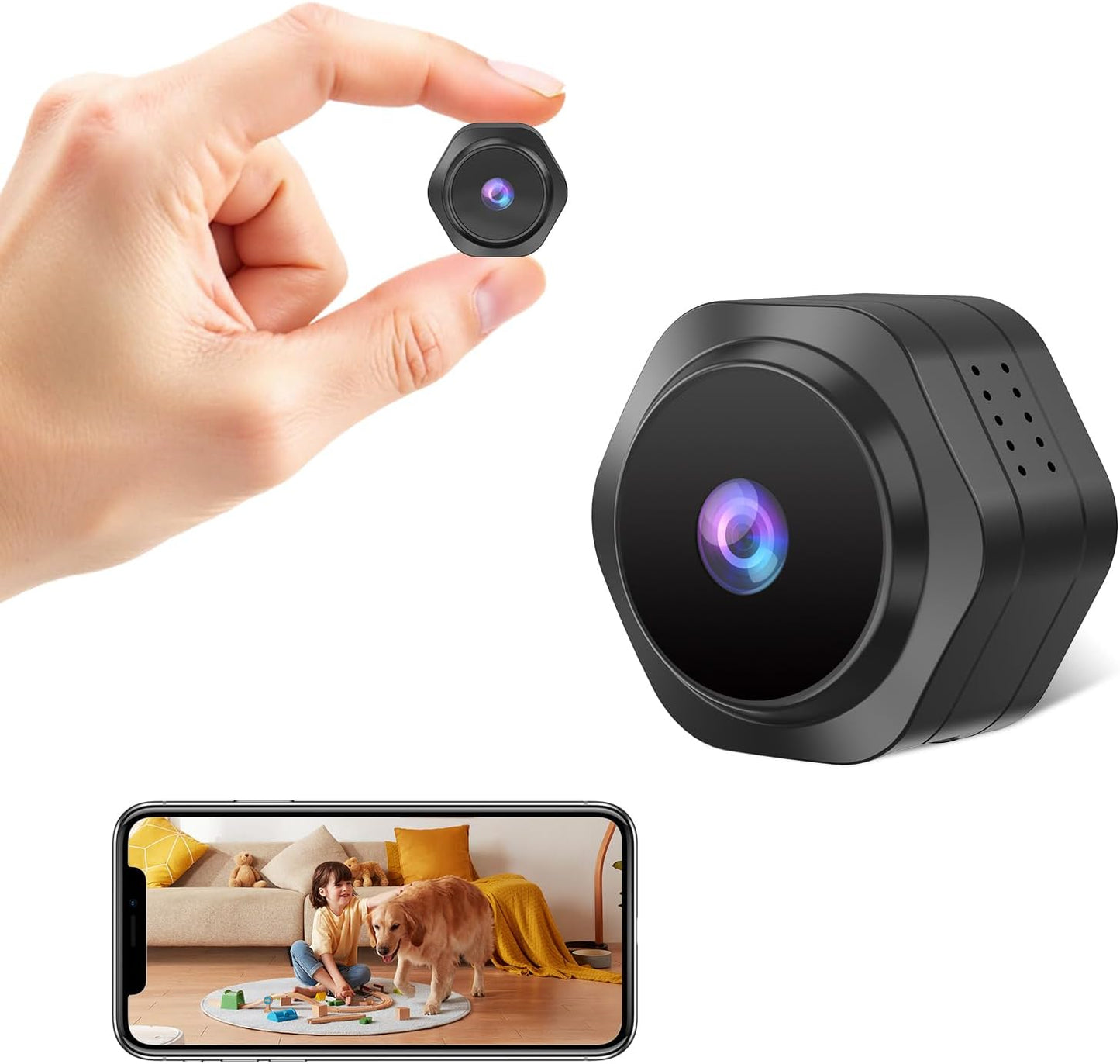 Full HD Mini WiFi Spy Camera - Night Vision Motion Detection