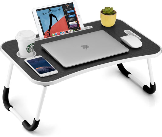 FISYOD Foldable Laptop Table - Portable Workstation & Tray