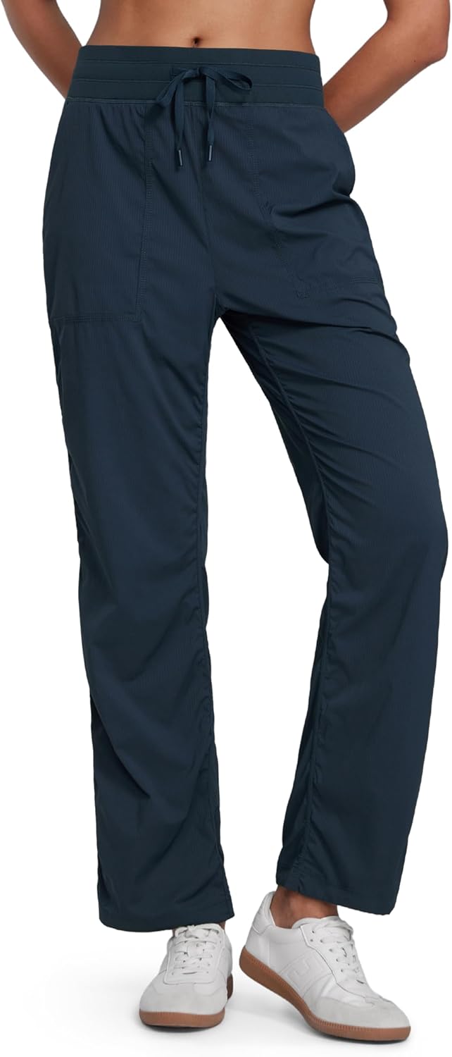 CRZ YOGA Lightweight Straight Leg Workout Pants for Women