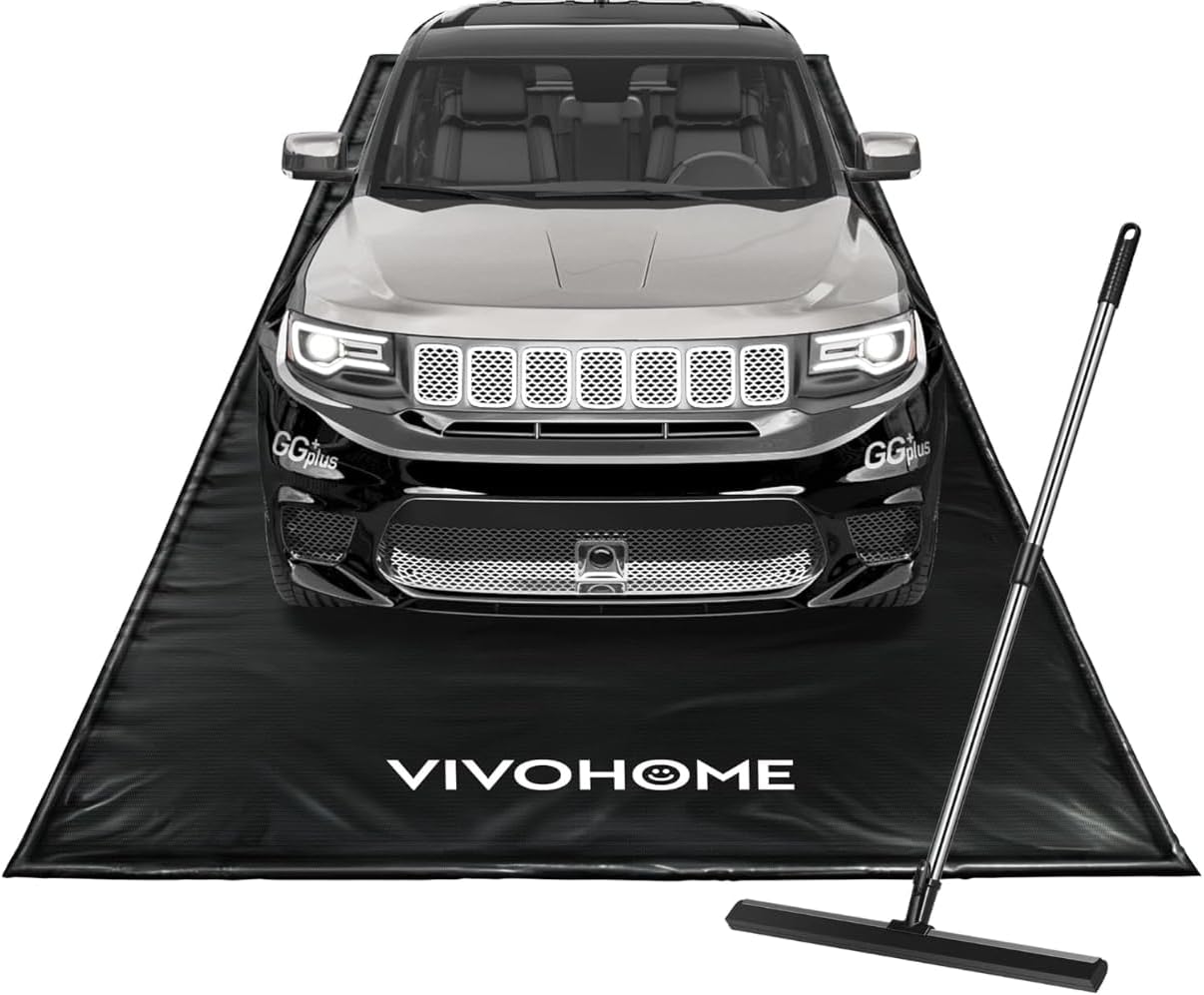 VIVOHOME Containment Mat for Garage Floor Protection and Durability