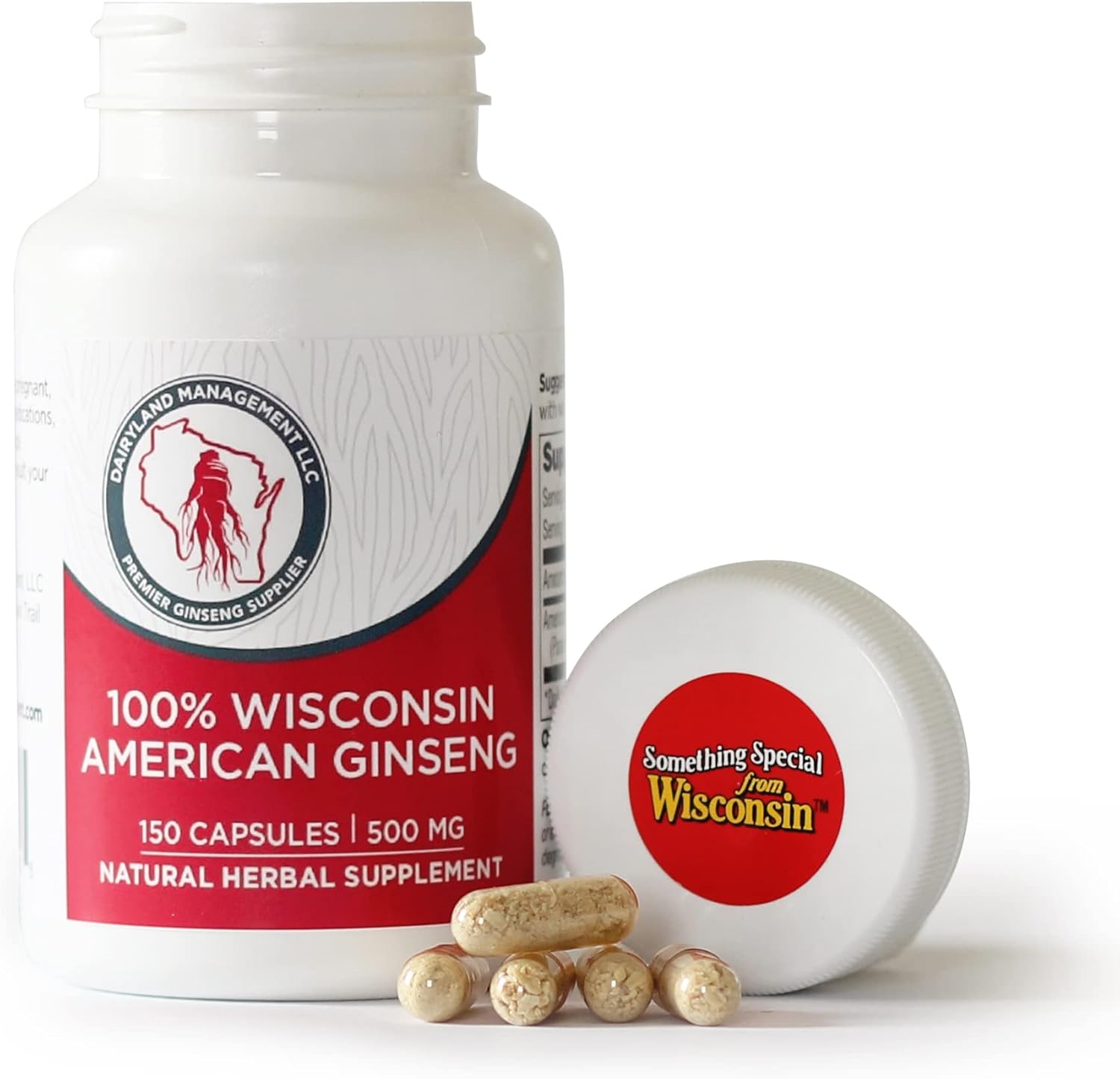 Dairyland American Ginseng Capsules for Daily Immune Support