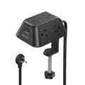 Desk Clamp Power Strip with USB Ports and Surge Protection - Desk
