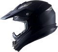 Carbon Fiber Black Motocross Helmet - Lightweight Off Road MX ATV