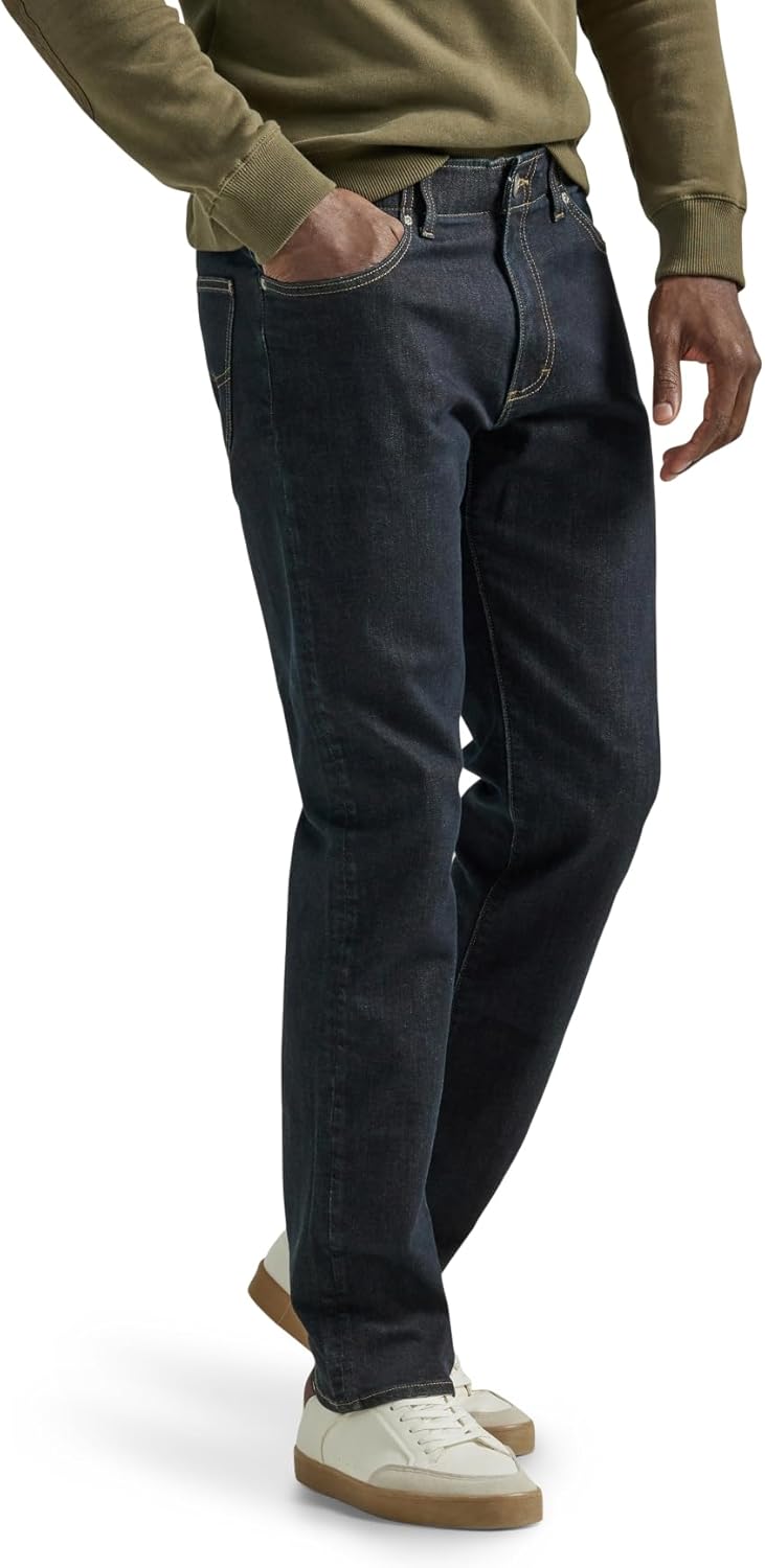 Lee mens Extreme Motion Straight Taper Jean for Comfort and Style