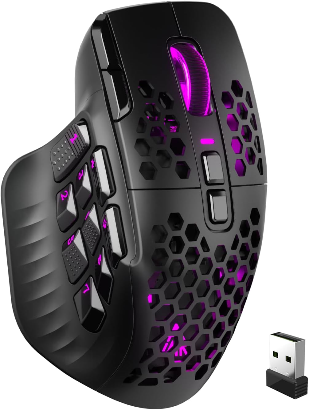 SOLAKAKA SM809 Pro Gaming Mouse with 24000 DPI and RGB Lighting